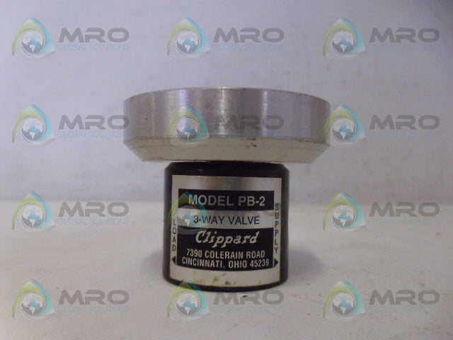 CLIPPARD PB-2 3-WAY VALVE *NEW NO BOX*