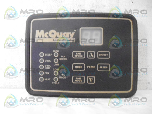 MCQUAY 668003501 NONPROGRAMABLE USER INTERFACE OEM *NEW NO BOX*