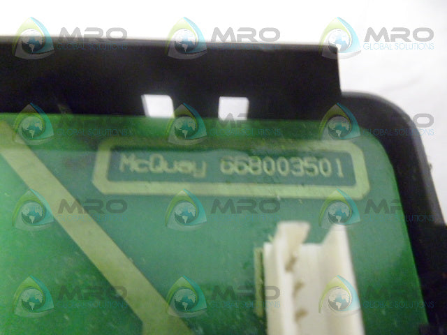 MCQUAY 668003501 NONPROGRAMABLE USER INTERFACE OEM *NEW NO BOX*