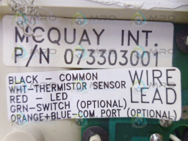 MCQUAY 073303001 SENSOR WALL MOUNT *NEW IN BOX*