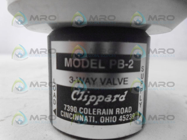 CLIPPARD PB-2-GN 3-WAY VALVE *NEW IN BOX*