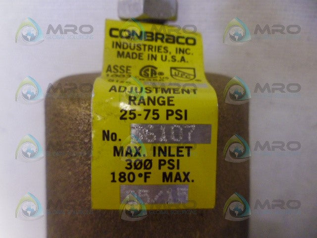 CONBRACO 36107 WATER PRESSURE VALVE RANGE 25-75 PSI *NEW NO BOX*