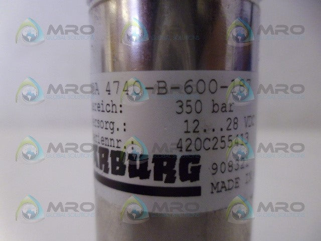 ARBURG 4740-B-600-187 TRANSDUCER *NEW NO BOX*