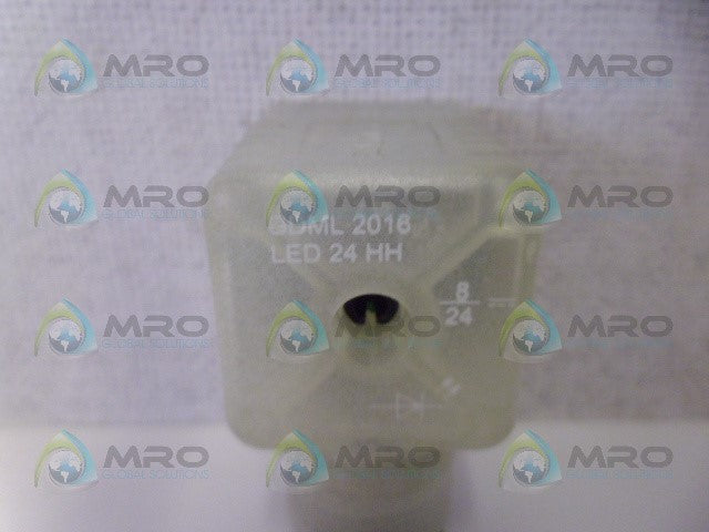 HIRSCHMANN GDML-2016-LED-24-HH SOLENOID VALVE CONNECTOR *NEW NO BOX*