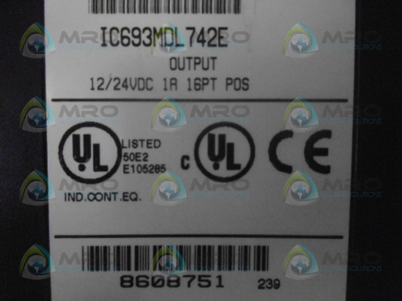GE FANUC IC693MDL742E OUTPUT MODULE *NEW NO BOX*
