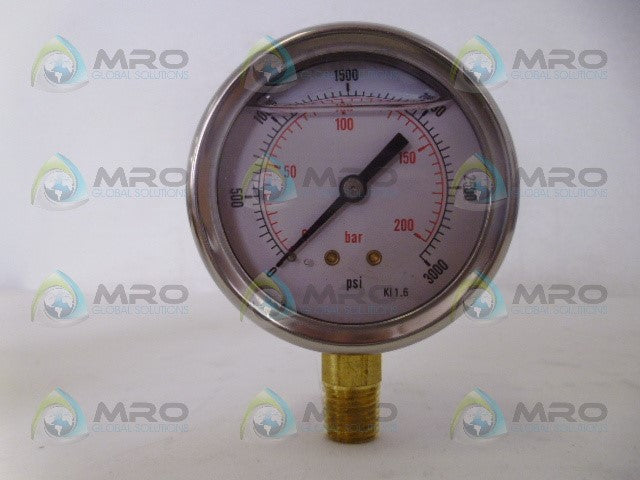 HUSKY 35132 PRESSURE GUAGE 3000PSI *NEW IN BOX*