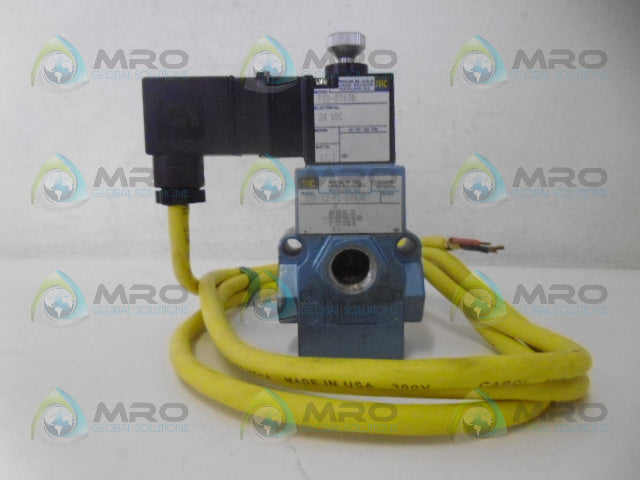 MAC 55B-12-PI-874JB SOLENOID VALVE (AS PICTURED) *NEW NO BOX*