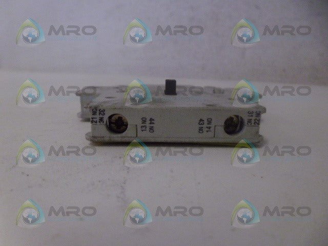 GE BCLL11 AUXILIARY CONTACT *USED*