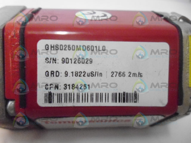 TEMPSONICS GHS0260MD601L0 LINEAR POSITION SENSOR *NEW NO BOX*