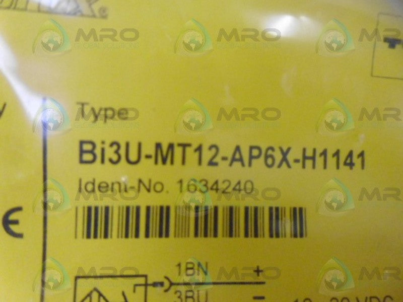 TURCK Bi3U-MT12-AP6X-H1141 PROXIMITY SENSOR * NEW IN FACOTRY BAG *