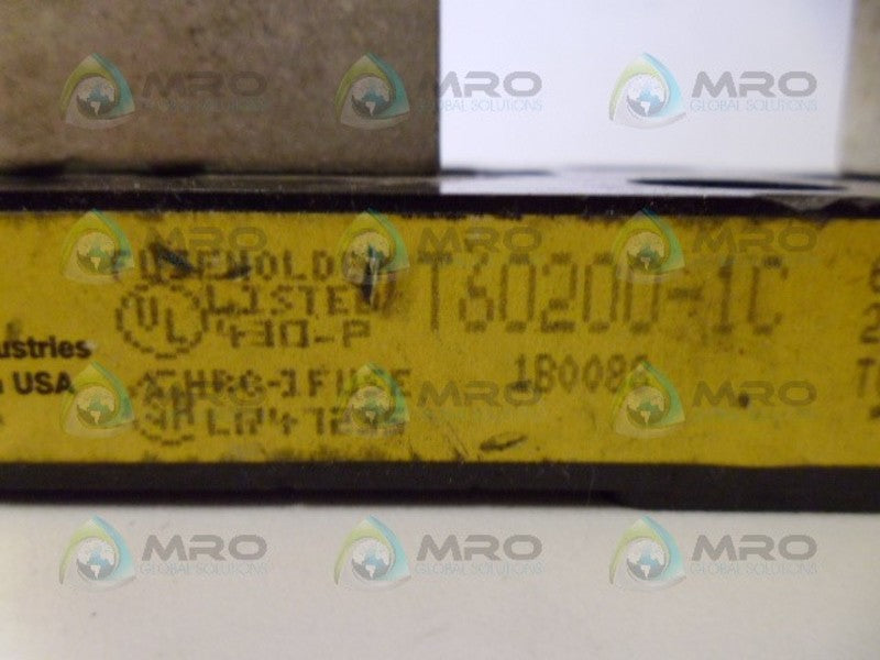 BUSS T60200-1C FUSE HOLDER *USED*
