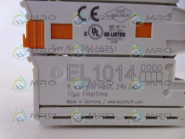 BECKHOFF EL1014 INPUT TERMINAL *NEW NO BOX*