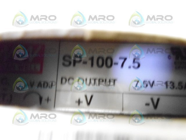 MEANWELL SP-100-7.5 POWER SUPPLY *NEW IN BOX*