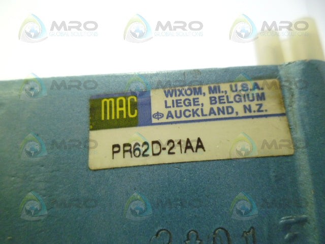MAC PR62D-21AA PRESSURE REGULATING VALVE *NEW NO BOX*