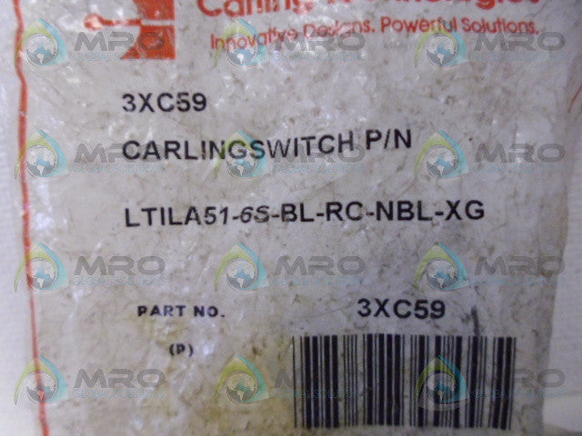 CARLING 3XC59 CARLINGTON SWITCH *NEW IN FACTORY BAG*