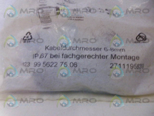 BINDER 423-99-5622-75-06 SHIELDED CABLE OUTLET *NEW IN FACTORY BAG*