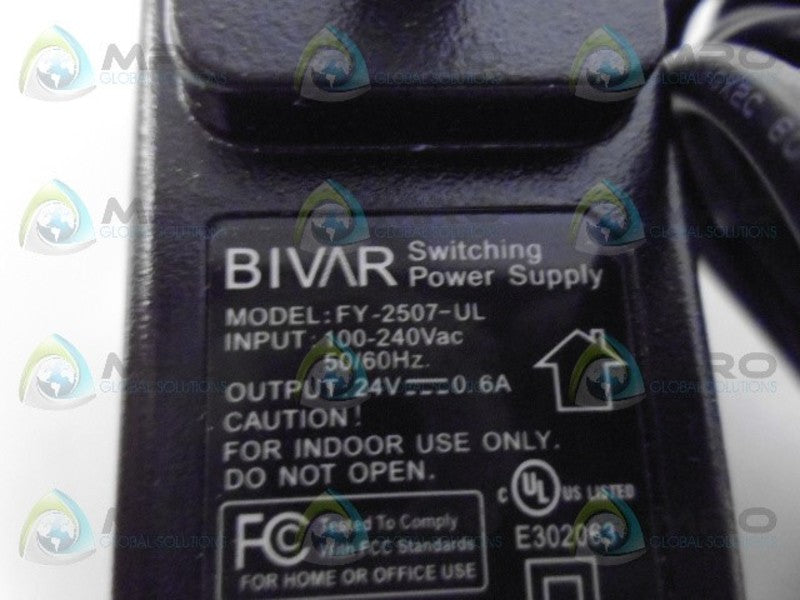 BIVAR FY-2507-UL SWITCHING POWER SUPPLY *NEW NO BOX*