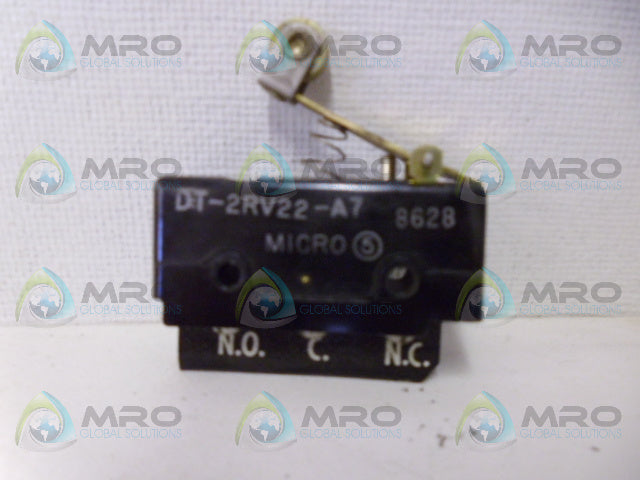 MICROSWITCH DT-2RV22-A7 ROLLER LIMIT SWITCH *NEW NO BOX*