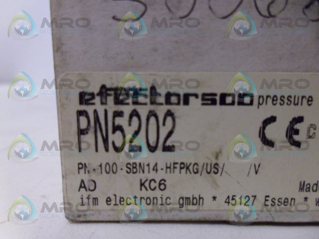 IFM EFECTOR PN5202 PRESSURE SWITCH *NEW IN BOX*