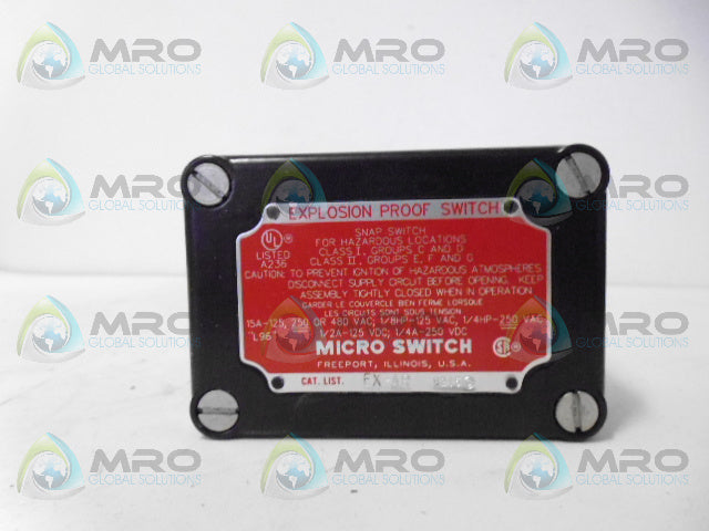 MICROSWITCH EX-AR EXPLOSION PROOF LIMIT SWITCH *NEW IN BOX*