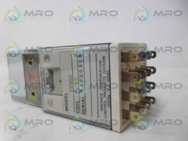 AGASTAT EGPD002 RELAY 125VDC *NEW IN BOX*
