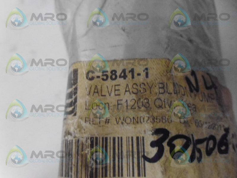 FLOW SERVE C-5841-1 VALVE *NEW IN FACTORY BAG*