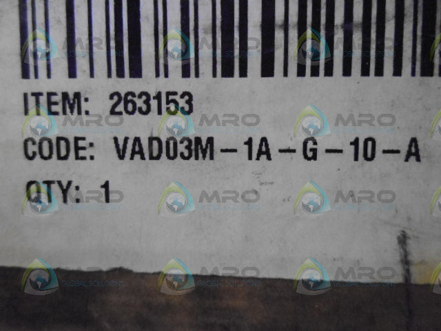 CONTINENTAL VAD03M-1A-G-10-A  DIRECTIONAL CONTROL VALVE *NEW IN BOX*