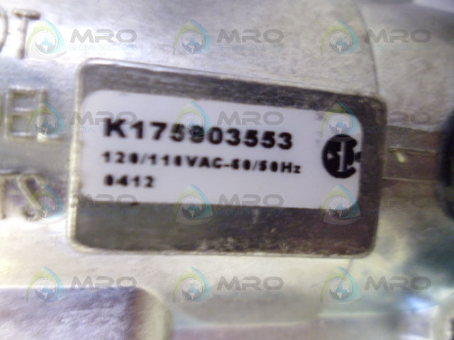 PARKER L6653922153 AIR CONTROL VALVE *USED*