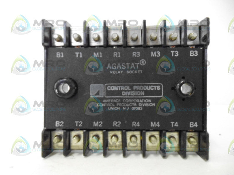 AGASTAT ECR0095001 TIMING RELAY SOCKET *NEW IN BOX*