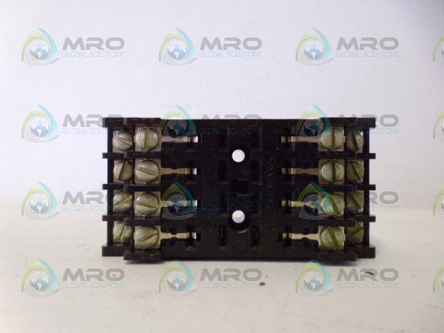 AGASTAT ECR0002001 RELAY SOCKET *NEW IN BOX*