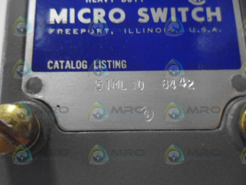 MICRO SWITCH 51ML10 *NEW NO BOX*