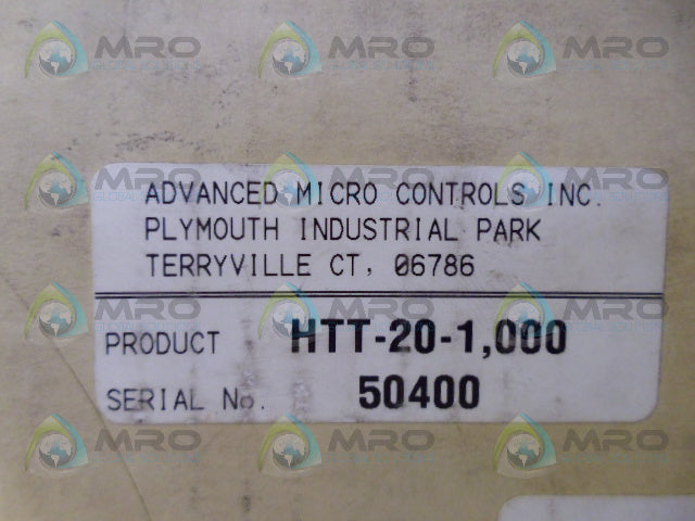ADVANCED MICRO HTT-20-1,000 RESOLVER TRANSDUCER *NEW IN BOX*