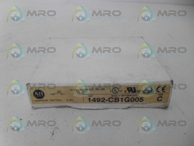 ALLEN BRADLEY 1492-CB1G005 SER. C CIRCUIT BREAKER *NEW IN BOX*