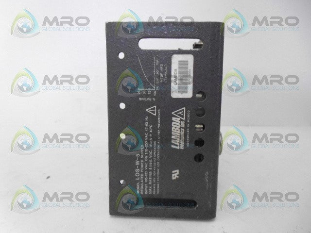 LAMBDA LOS-W-5 REGULATED POWER SUPPLY *USED*