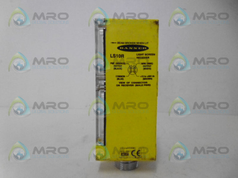 BANNER ENGINEERING LS10R LIGHT RECIEVER (AS PICTURED *USED*