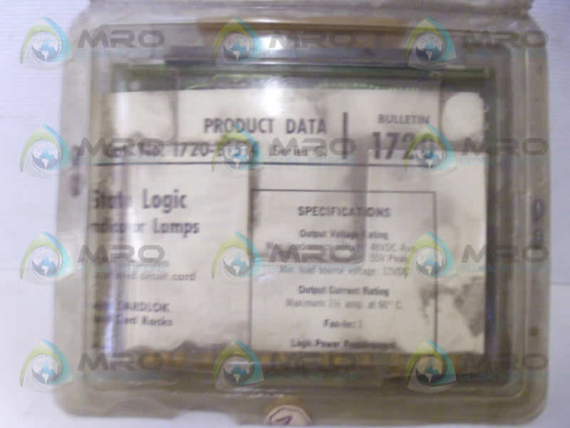 ALLEN BRADLEY 1720-B1514 SER. C DC OUTPUT BOARD *NEW IN ORIGINAL PACKAGE*