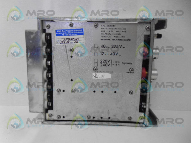 STROMBERG SPAJ 1B1 J3 SINGLE PHASE TIME RELAY *USED*