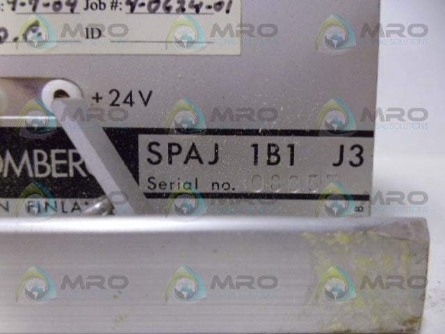STROMBERG SPAJ 1B1 J3 SINGLE PHASE TIME RELAY *USED*