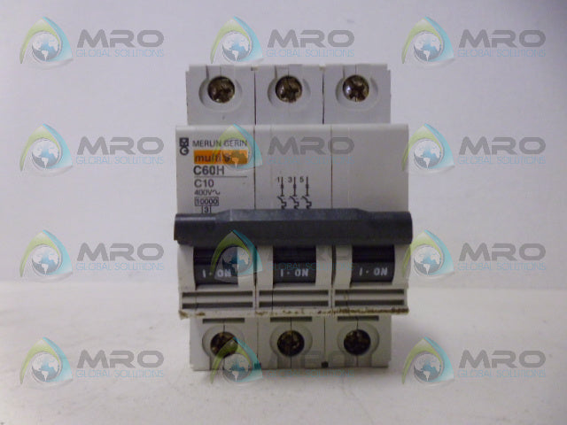 MERLIN GERIN C60H C10 CIRCUIT BREAKER *NEW NO BOX*