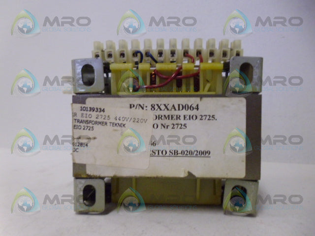 TRANSFORMATOR-TEKNIK EO02725 TRANSFORMER *NEW NO BOX*