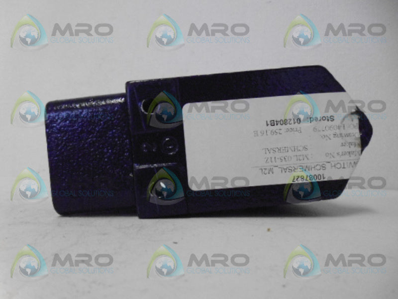SCHMERSAL M2L-035-11Z-M20 LIMIT SWITCH *NEW NO BOX*