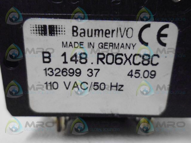 BAUMER B 148.R06XC8C HOUR METER *USED*