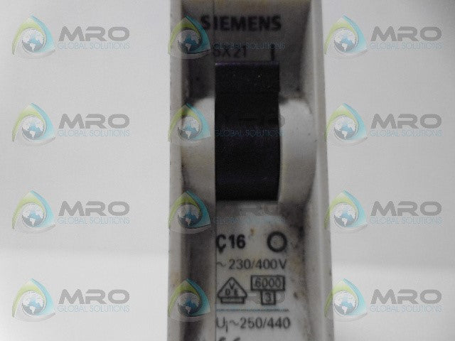 SIEMENS 5SX2116-7 CIRCUIT BREAKER 16A *NEW NO BOX*