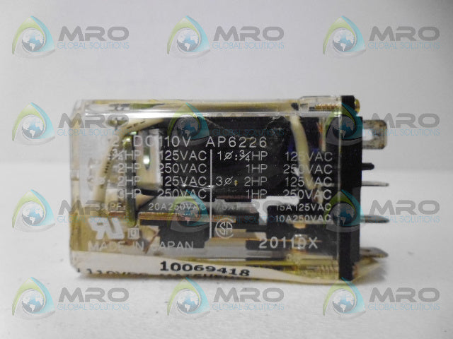 MATSUSHITA HG2-DC110V RELAY *USED*