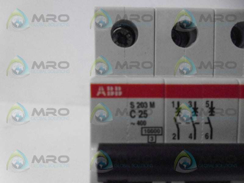 ABB S203M-C25 CIRCUIT BREAKER 25A *NEW IN BOX*