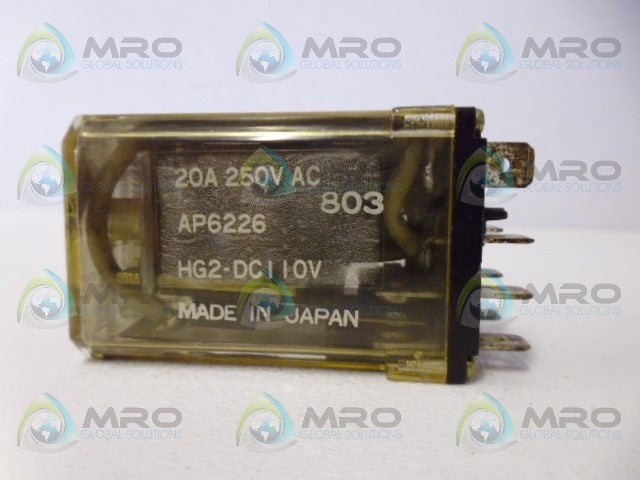 AROMAT HG2-DC110V RELAY *USED*