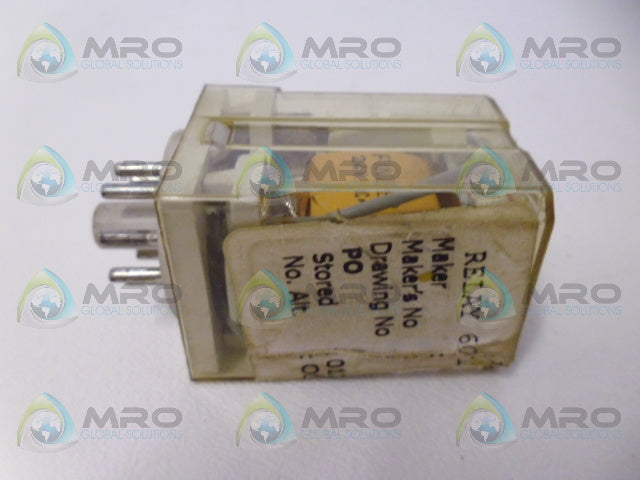 RINA 60.12 RELAY 250V *USED*