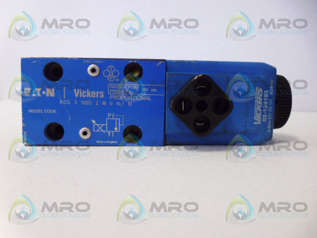 VICKERS KCG-3-100D-Z-M-U-HL1-10 VALVE *NEW NO BOX*