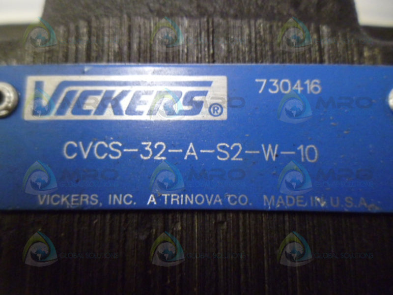VICKERS CVCS-32-A-S2-W-10 PRESSURE RELIEF VALVE *NEW NO BOX*