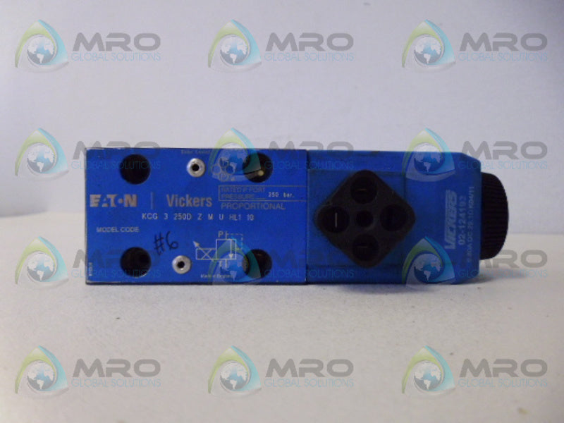 VICKERS KCG-3-250D-Z-M-U-HL1-10 PROPORTIONAL VALVE *NEW NO BOX*